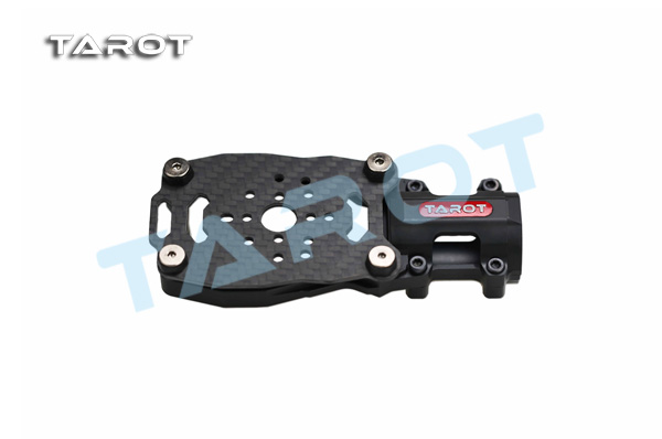 Tarot T810 & T960 - Soporte Motor Aluminio 25mm Negro