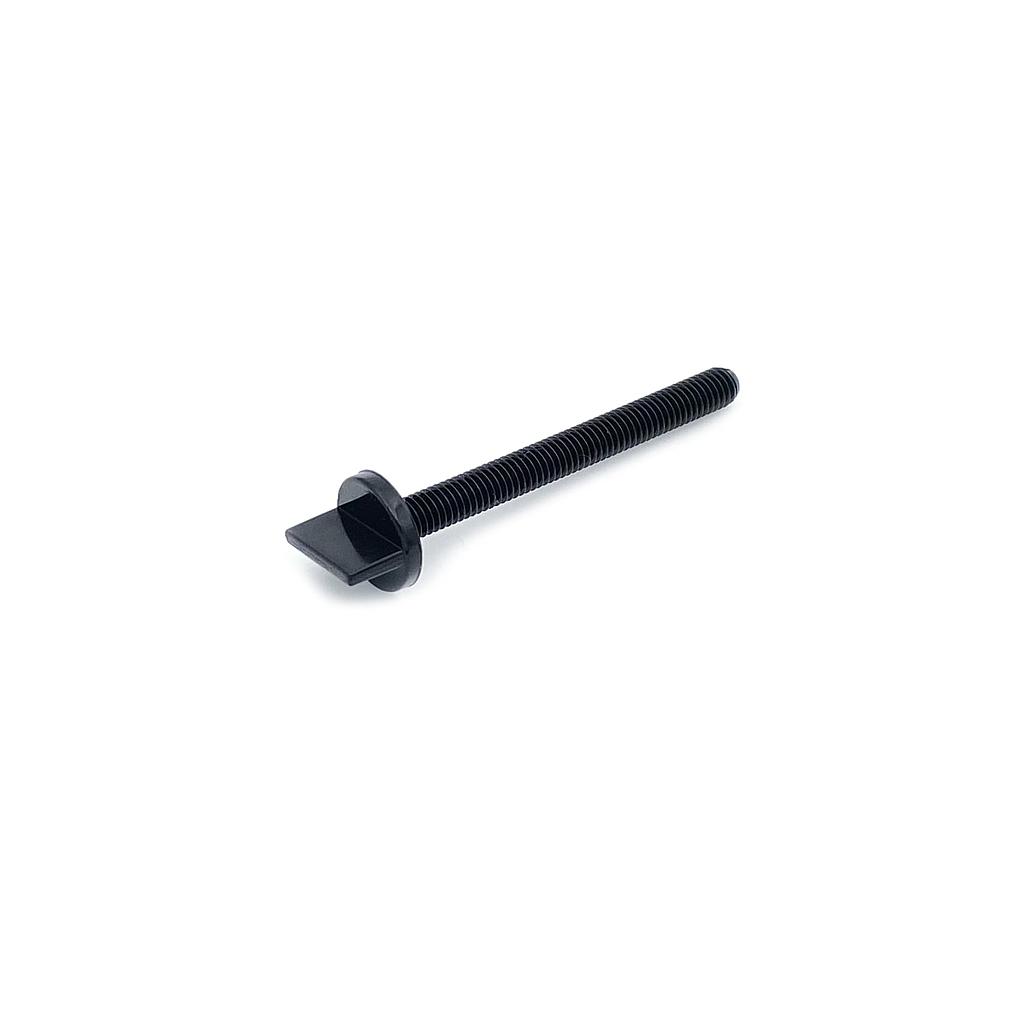 Nylon Bolt With wing M6x60 mm Black (4pcs)