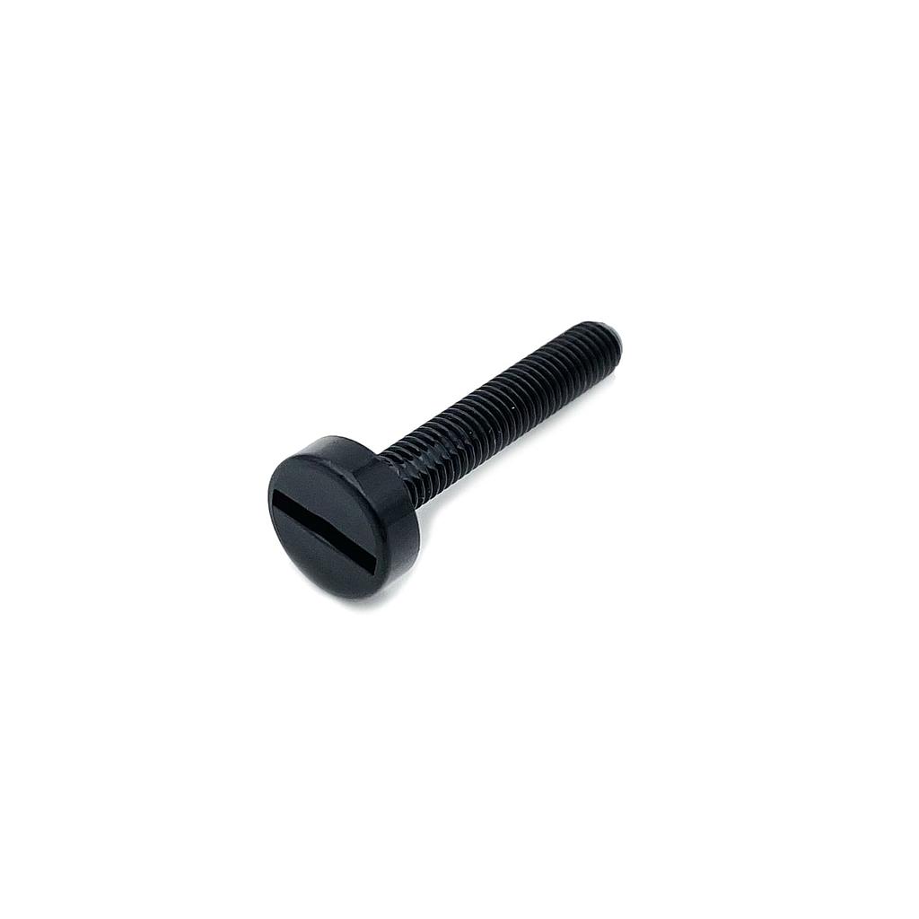 Tornillo Nylon Plano Ranurado M3x15 mm Negro (10pcs)