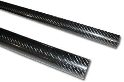 3K Carbon Fiber Tube 16x15x1000mm. Matt Finish