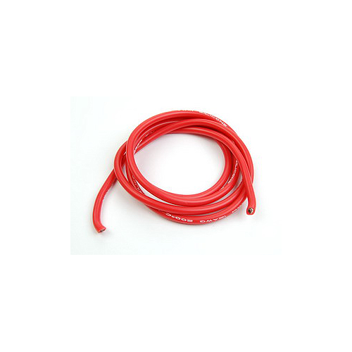 Cable de silicona 28 AWG Rojo 1 metro