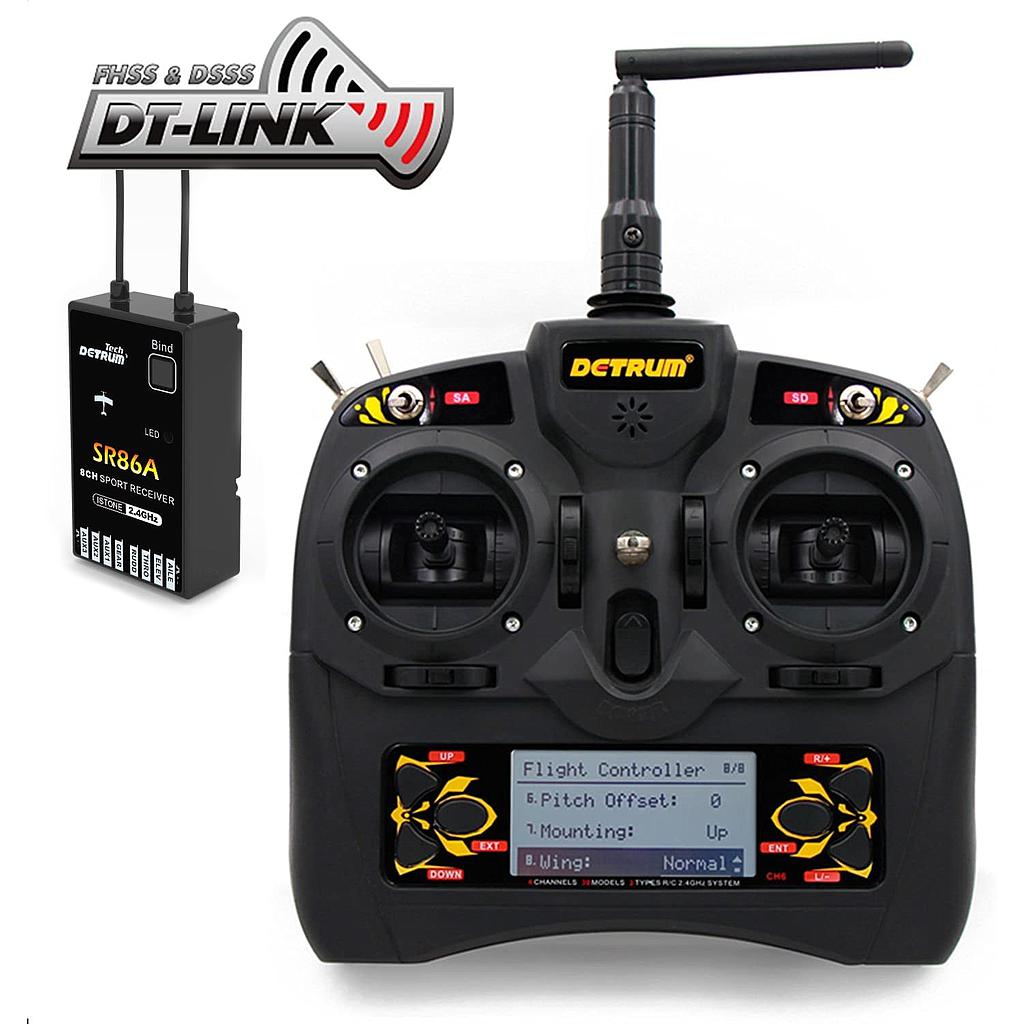 Detrum GAVIN-6C 6CH 2.4Ghz + SR86A (Estabilizador)