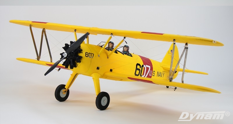 Dynam Stearman PT-17 1300mm PNP (Amarillo)