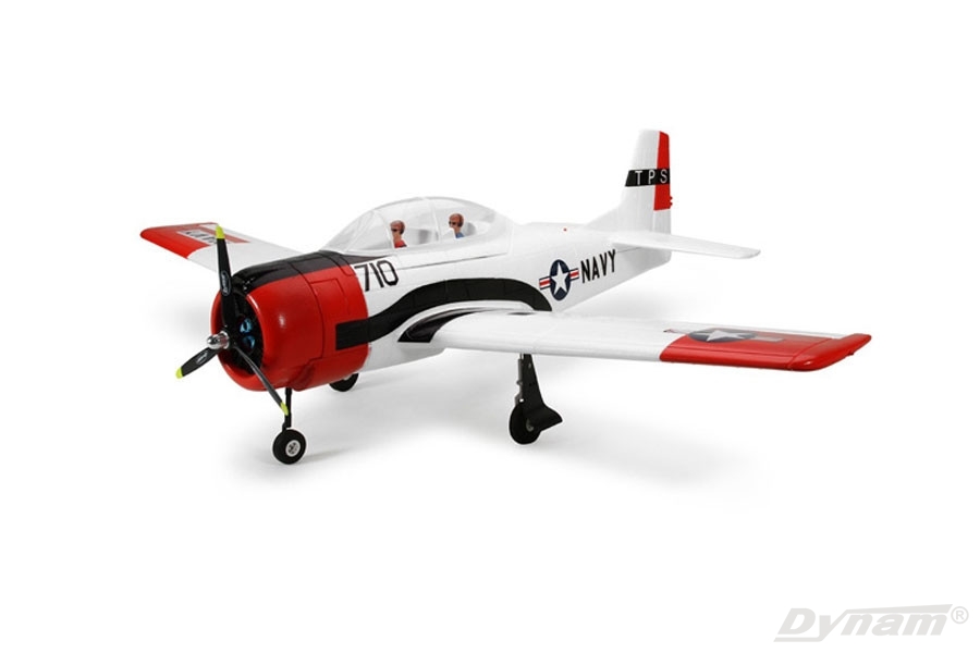 Dynam T-28 Trojan V2 1270mm PNP (Red)