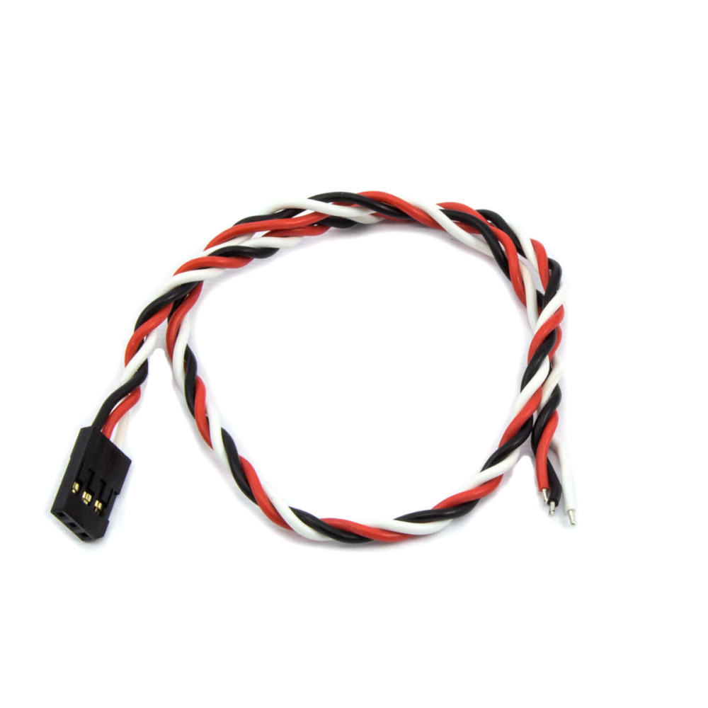 Cable Servo Trenzado Conector Hembra 22AWG 10CM