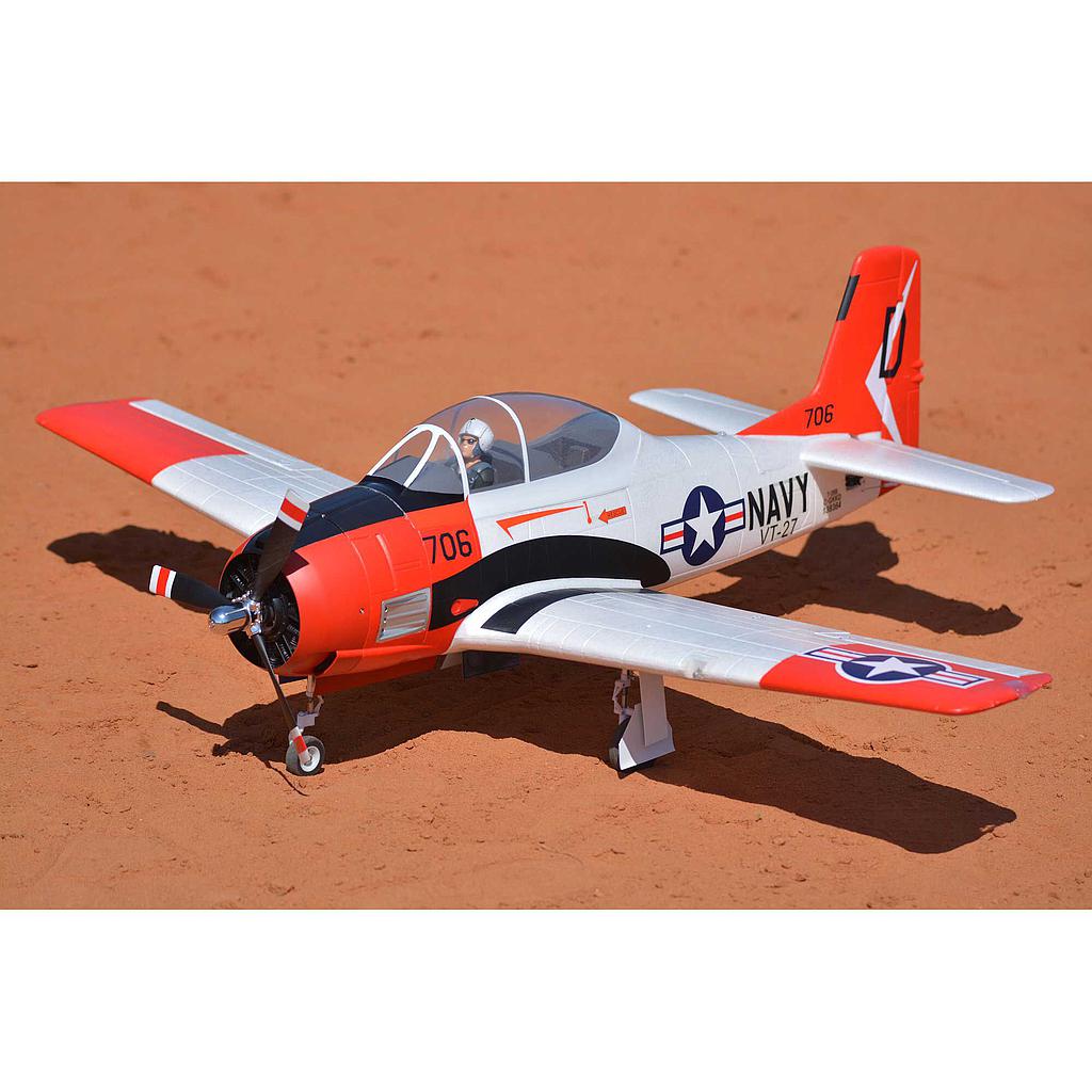 FMS T-28D Trojan V4 Red 1400mm PNP