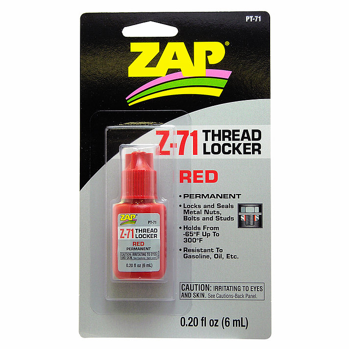 Fija Tornillos ZAP Z-71 Rojo (Permanente) 6ML