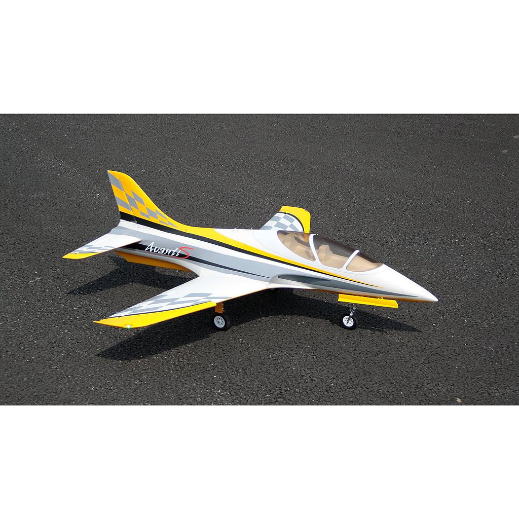 Freewing Avanti S 80mm EDF Ultimate Sport Jet PNP Deluxe Edition (Amarillo)