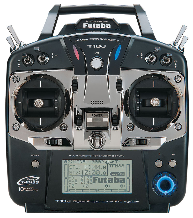 Futaba T10J 10Ch T-FHSS 2.4Ghz