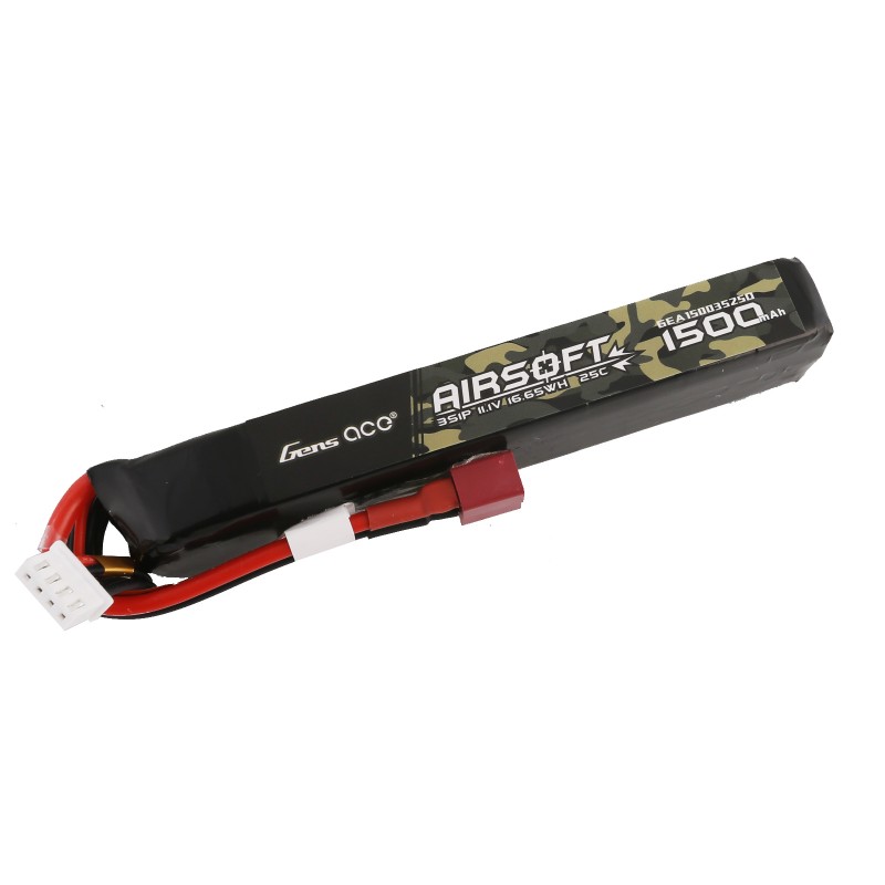 Gens ACE 3s 11.1V 1500mAh 25/80C - Airsoft