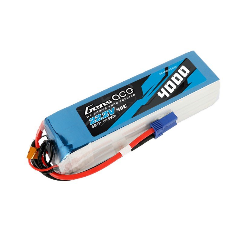 Gens ACE 4000mAh 6S 22.2V 45C  LiPo Battery