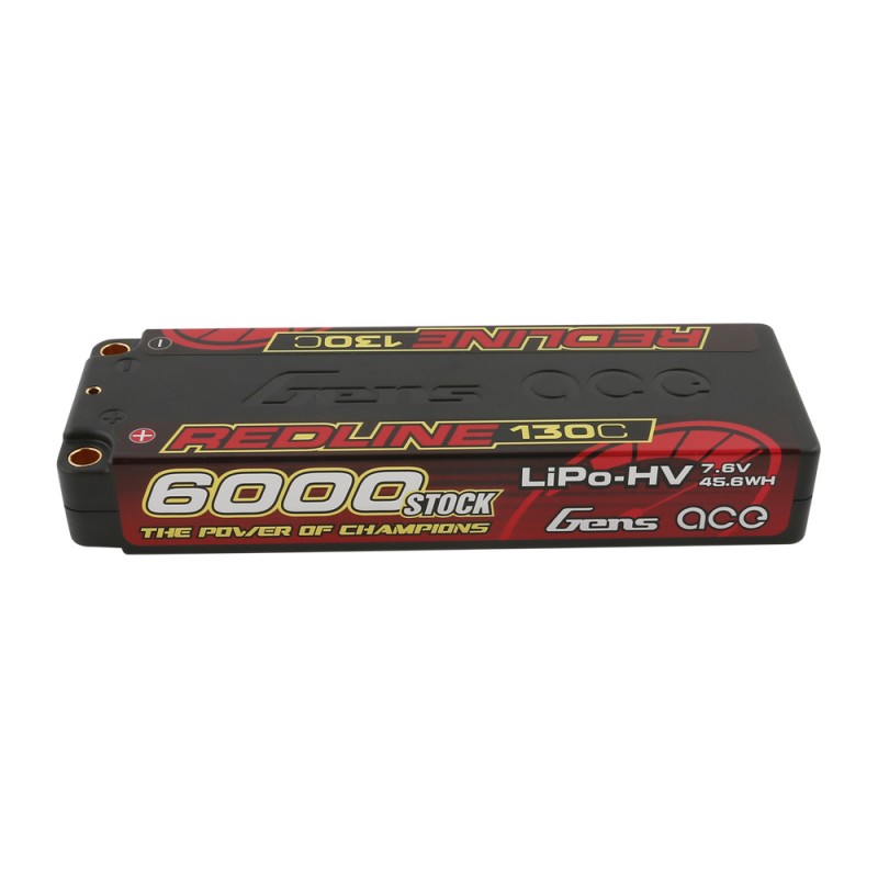 Gens Ace Redline 2s 7.6V 6000mAh 130C HardCase HV