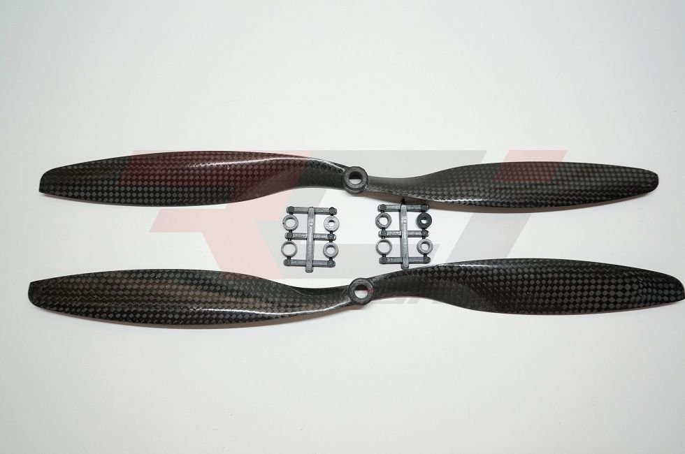 12x4.5 GemFan Carbon Fiber Propellers Pair (cw-ccw) -Slow fly