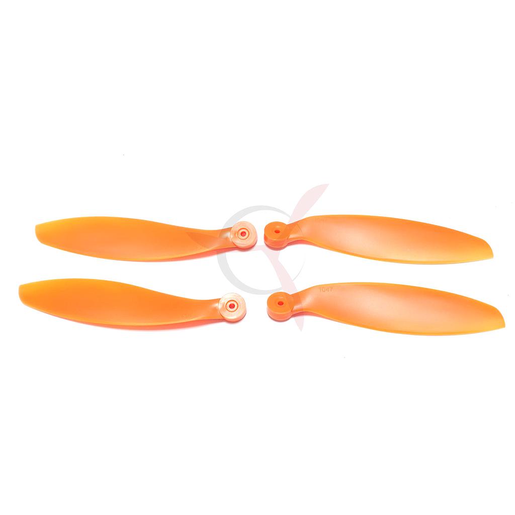 Foldable prop Gemfan 10x47L ABS orange