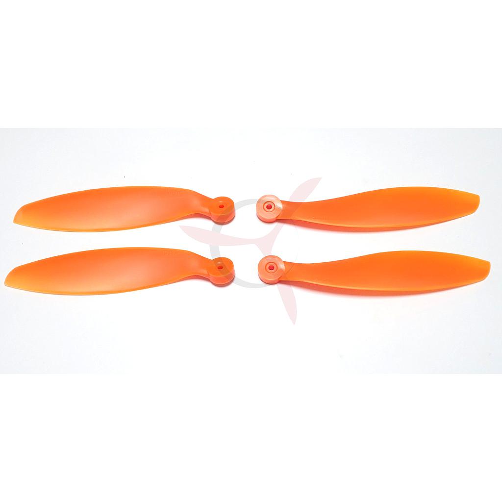 Helice plegable 10x47R ABS Naranja  Multicoptero 