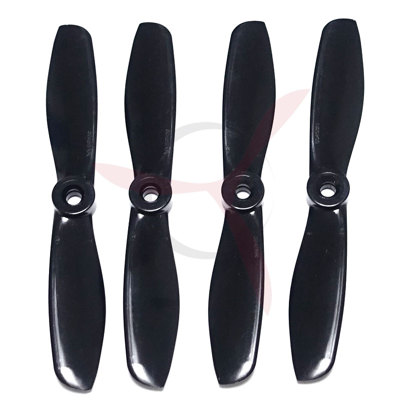 Policarbonate (PC) bullnose propeller 5x45 CW/CCW black (2 pairs)