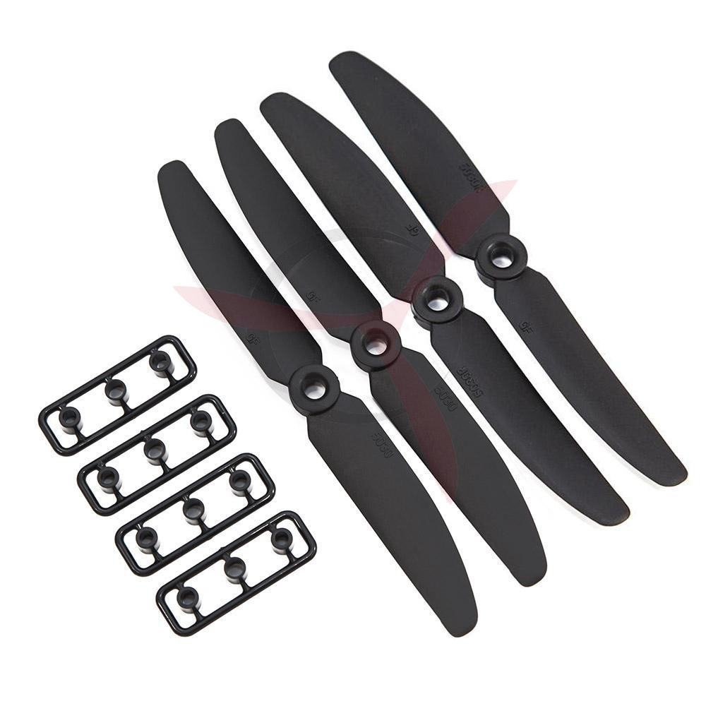 Carbon nylon multicopter propeller  5x30 black (4 units)