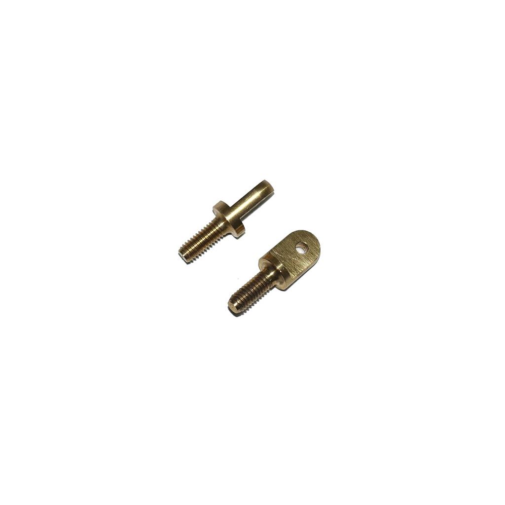 MP JET Brass Control Horn M3 28mm (6pcs)