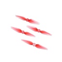 RaceKraft 5038 Wing Tip Bi-blade props Clear red (2 pairs)