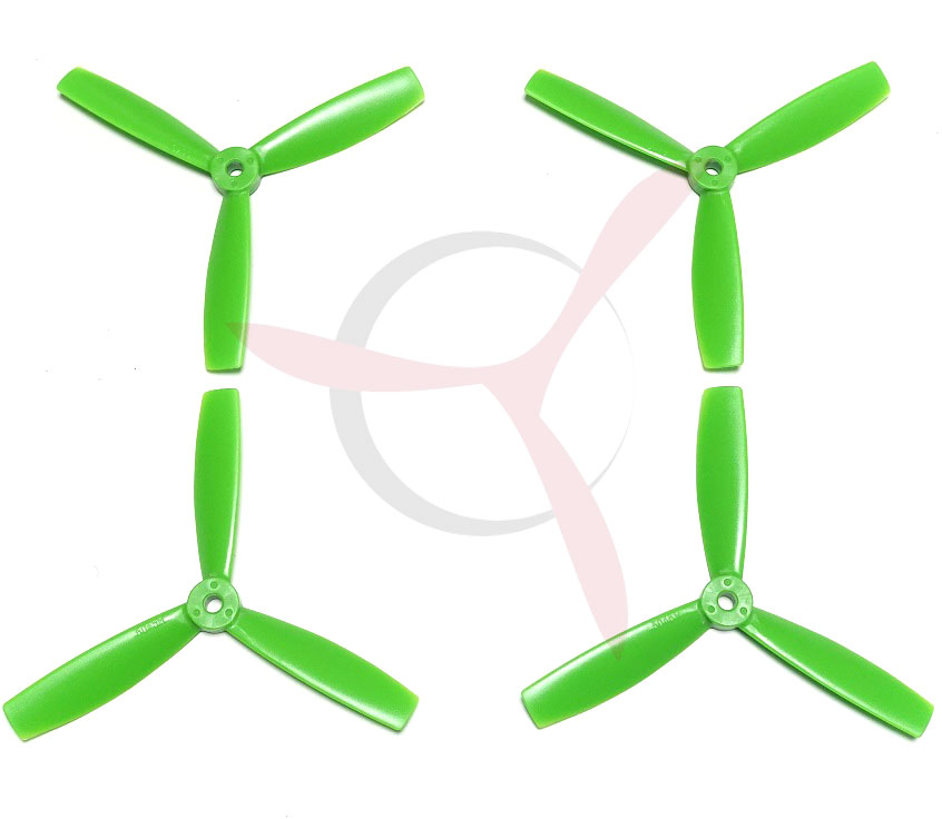 XSH 5045 Tri-blade Bullnose PC glass color Green (2 pairs)