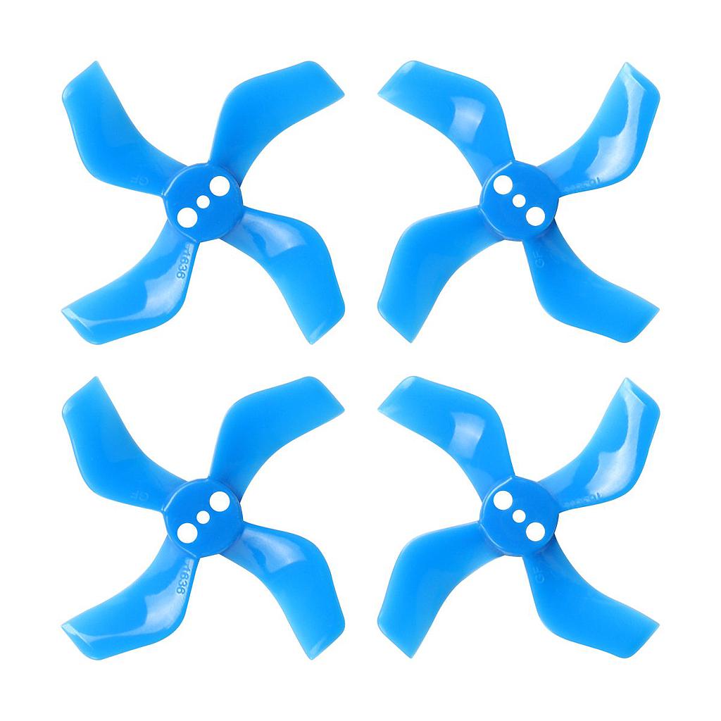 BetaFPV 40mm 4-blade Propellers 1.5mm Shaft Hole (Blue)