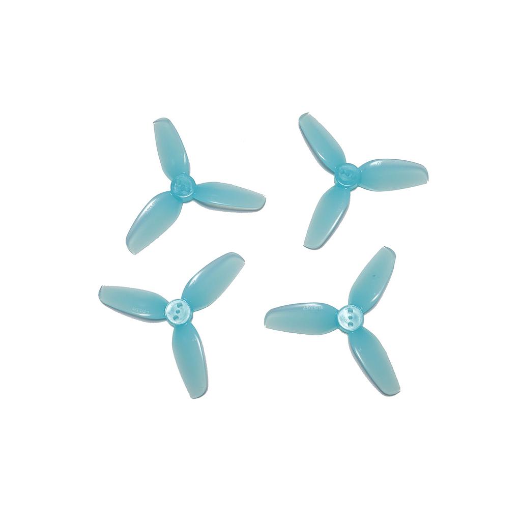 HQ Durable Prop  2.5X3.5X3 Tri-blade Light Blue (2 pairs )