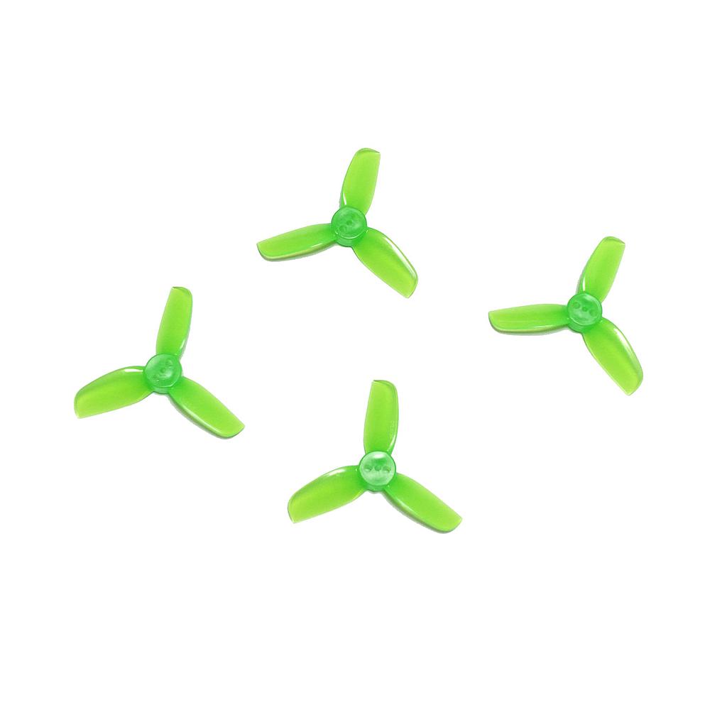 HQ Durable Prop  2.5X3.5X3 Tri-blade Light Green (2 pairs )