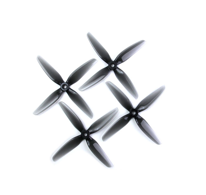 HQ Durable Prop  4.8x3.4X4 Quad-blade Light Grey (2 pairs )