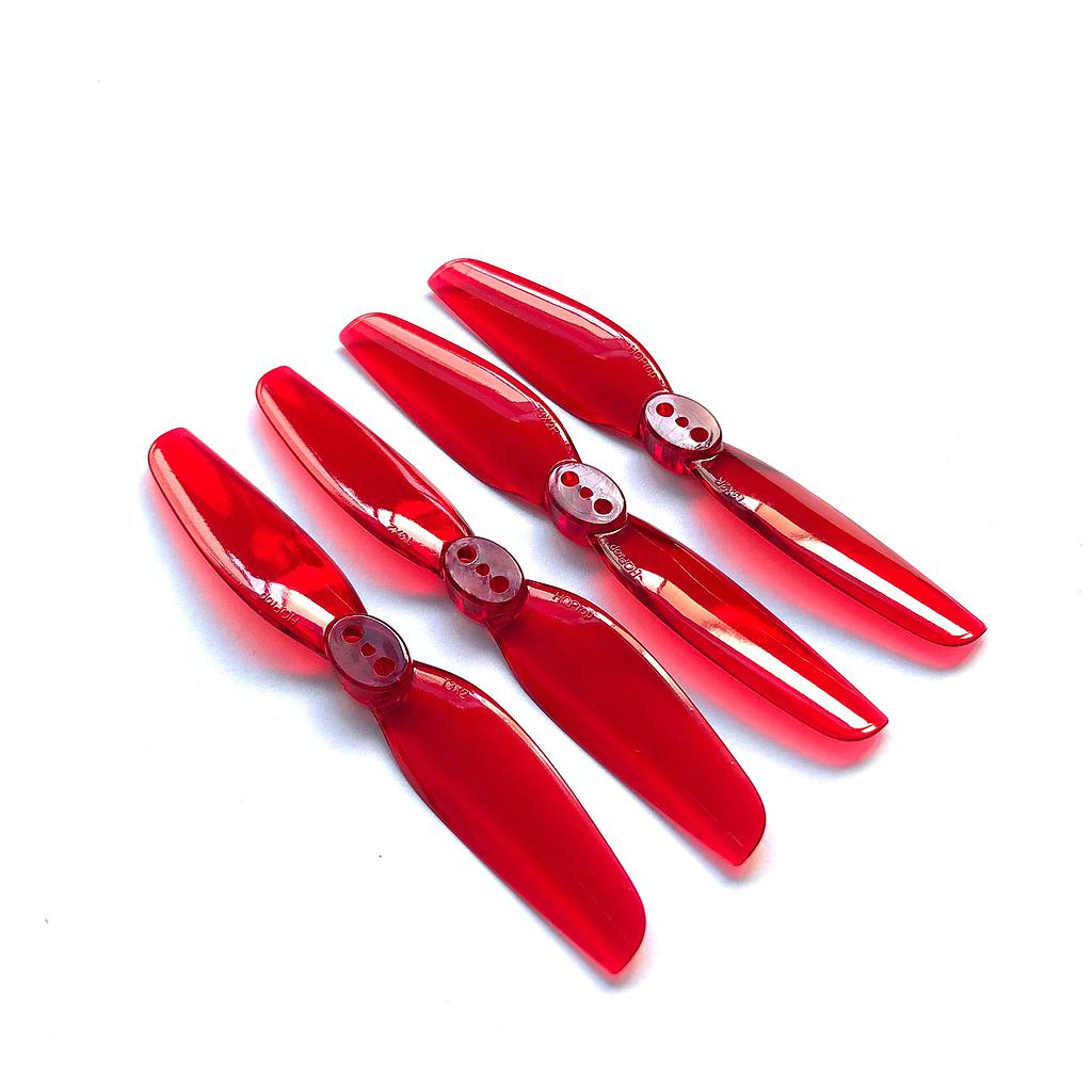 Hélices HQ Resistentes T3X2 1.5MM Rojo Claro ( 2 Parejas)