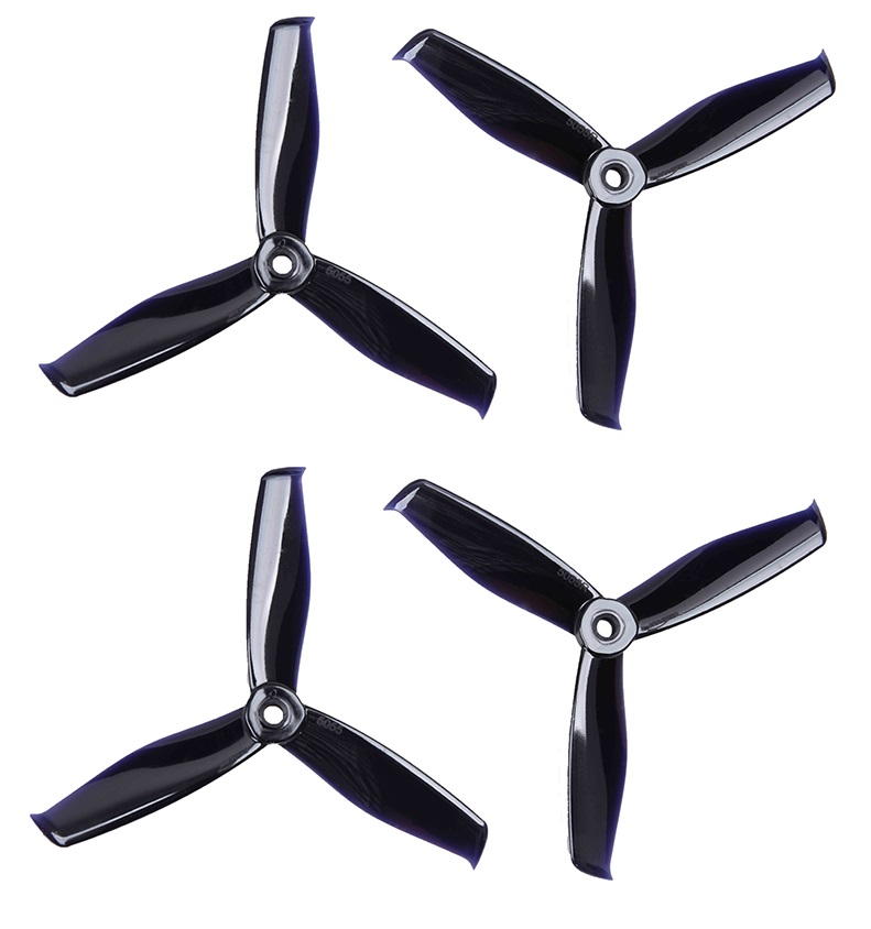 Gemfan Hulkie Series 5055 3 blade CW & CCW Black ( 2 pairs)