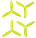 Gemfan Hulkie Series 5055S 3 blade CW & CCW Lemon Yellow ( 2 pairs)