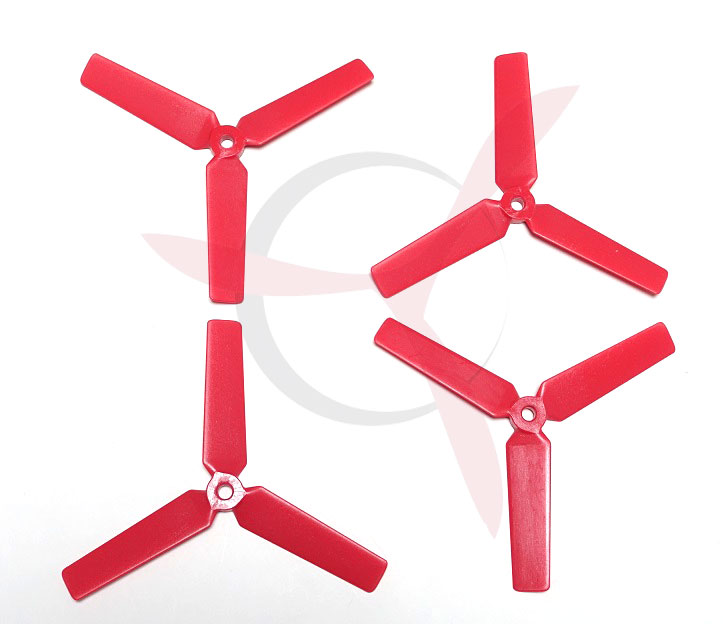 Hélices Tripala Gemfan Master Props 5" 3D CW/CCW rojas (2 parejas)