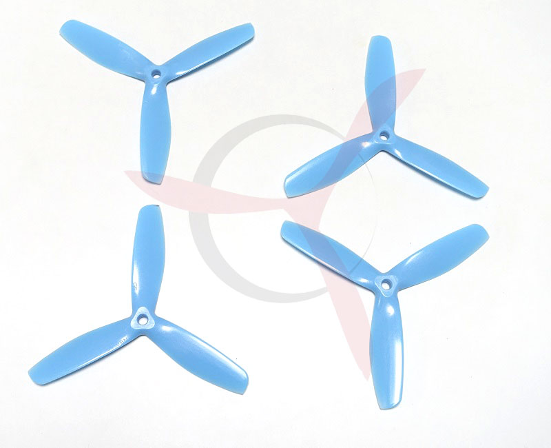 Hélices Tripala Gemfan Master Props 5050 Bullnose CW/CCW Azul (2 parejas)