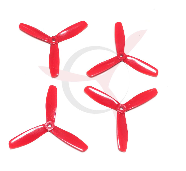 Hélices Tripala Gemfan Master Props 5050 Bullnose CW/CCW rojas (2 parejas)