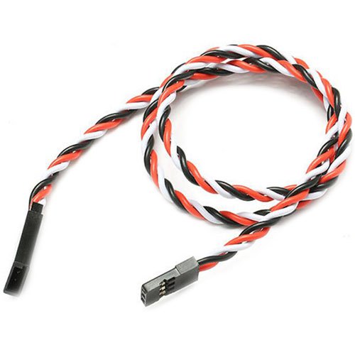 Cable Trenzado Extensión Servo macho hembra 22AWG 15 CM