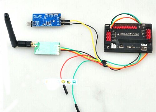 APM  Telemetry OSD  signal lines connecting line