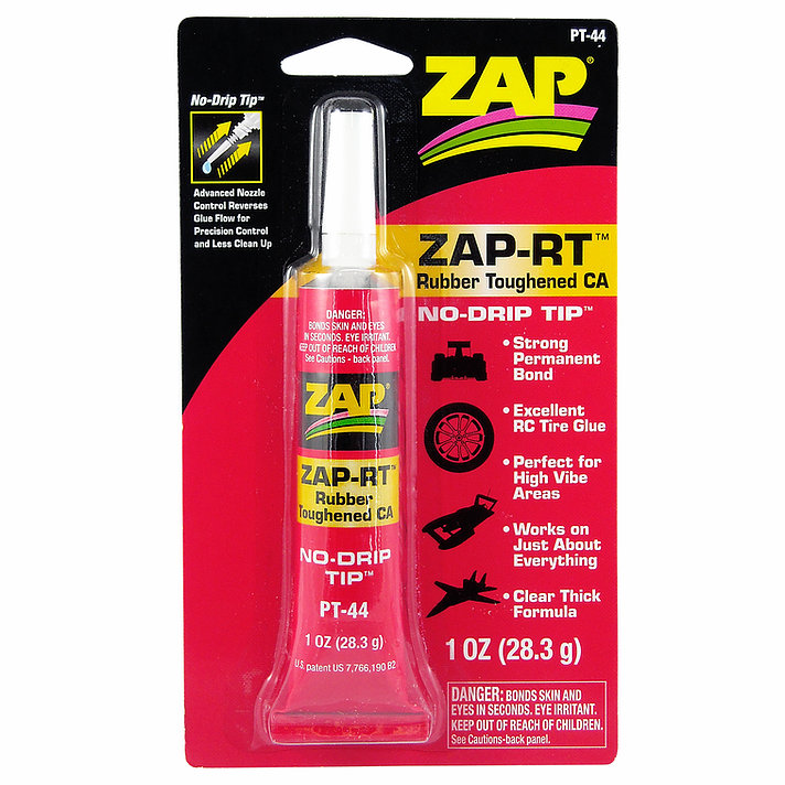 Ciano ZAP RT CA (Rubber Toughened) 29.5g Viscosidad Gruesa