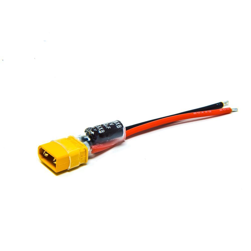 Conector XT30 Macho con Condensador 16V 100μF