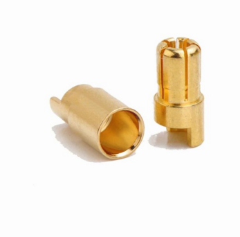 Banana connector 6.5mm (pair)