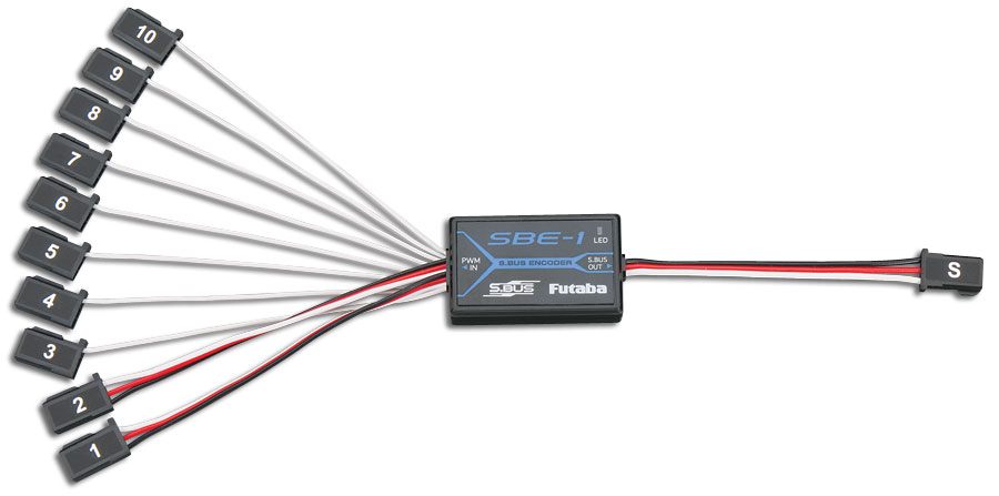 Futaba SBE-1 S.Bus PWM Adapter