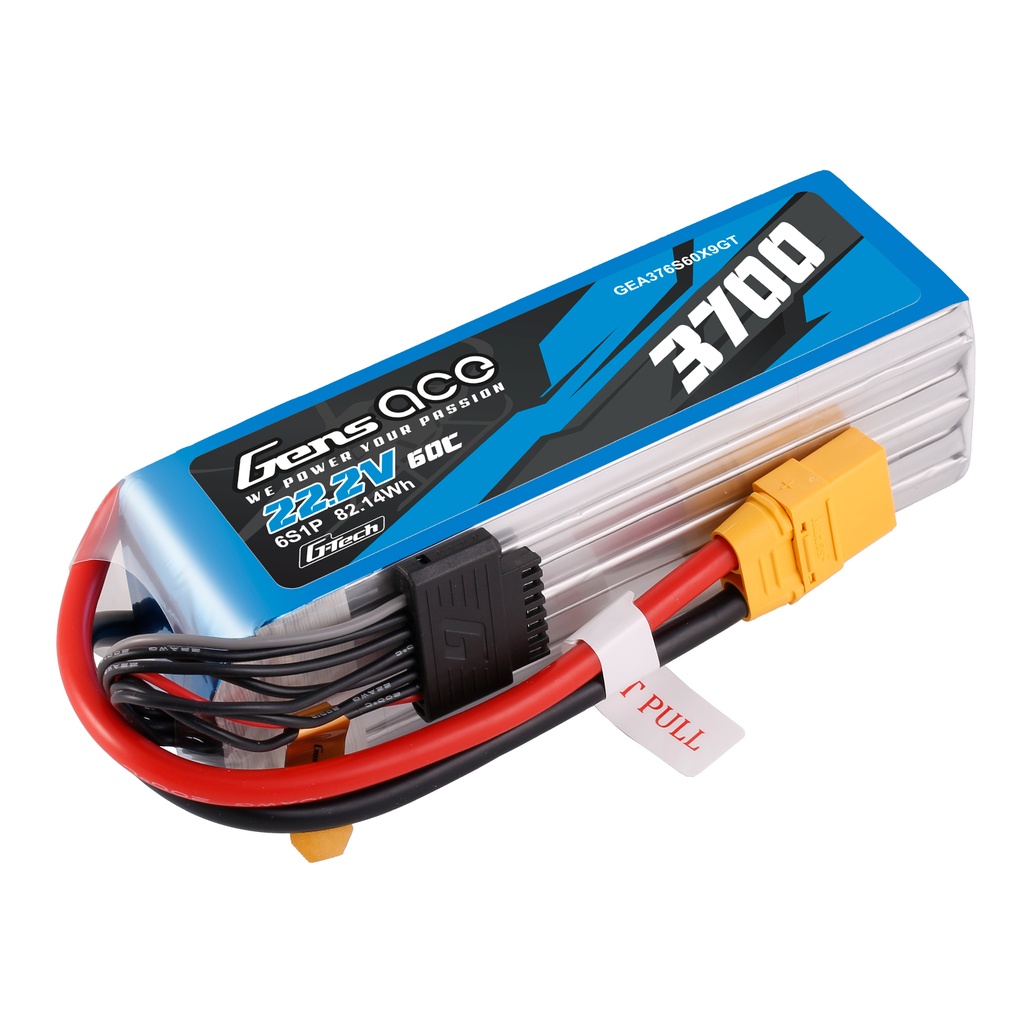 Gens ACE G-Tech 3700mAh 6S 22.2V 60C  LiPo Battery (XT90)