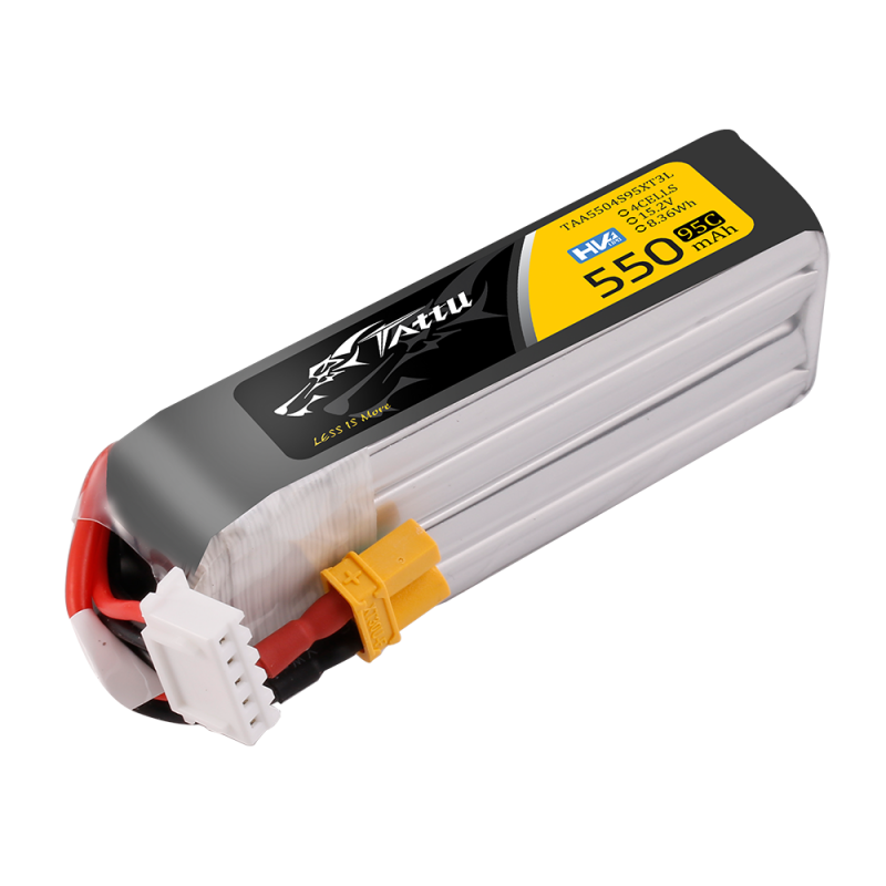 Batería LiPo TATTU HV 4s 15.2V 550mAh 95C - Alargada