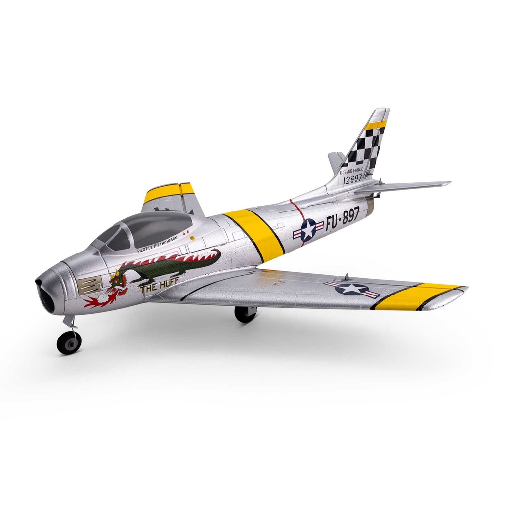 E-Flite UMX F-86 Sabre 30mm EDF Jet BNF Basic with AS3X and SAFE Select