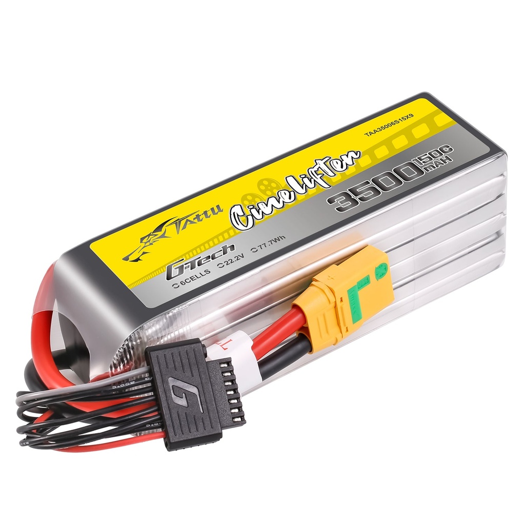 Batería LiPo TATTU G-Tech 6s 22.2V 3500mAh 150C