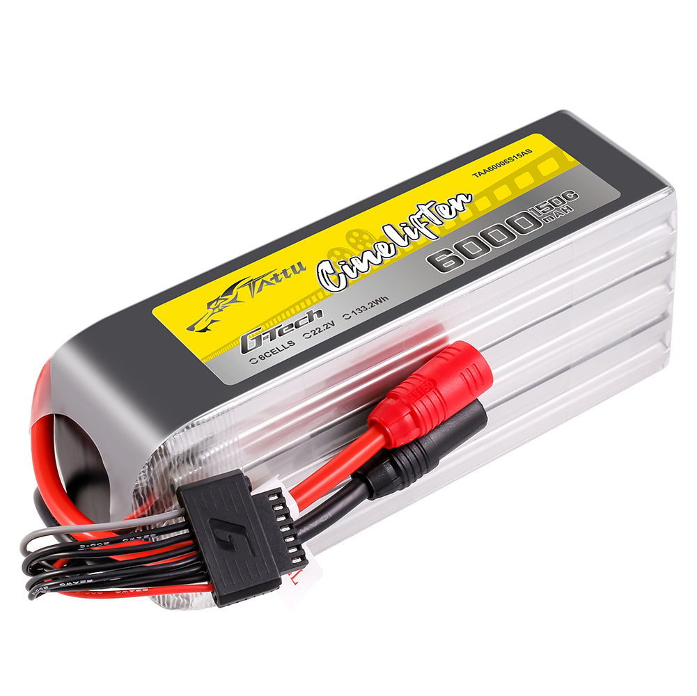 Batería LiPo TATTU G-Tech 6s 22.2V 6000mAh 150C