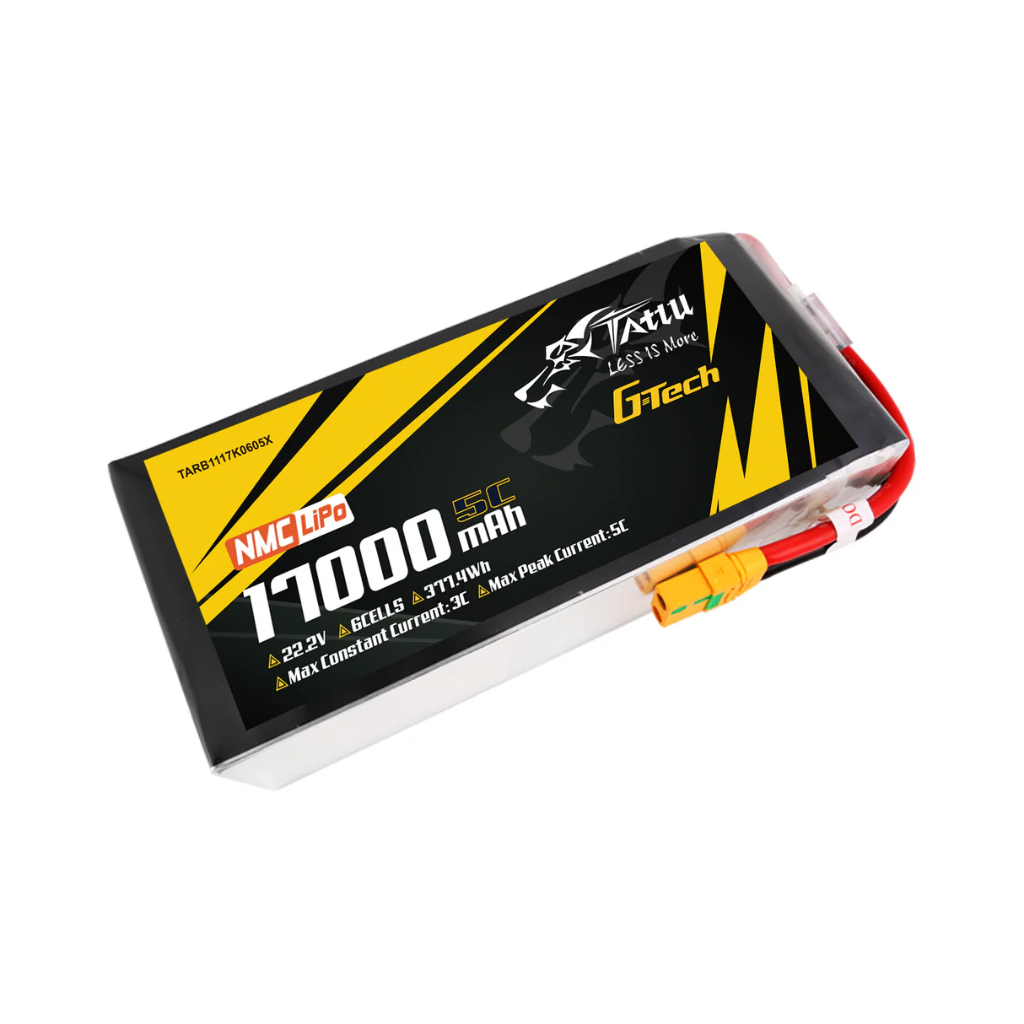 TATTU G-Tech LiPo Semi-sólida 6s 22.2V 17000mAh 5C - XT90S-F