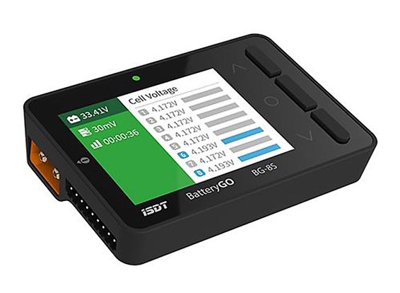 ISDT BG-8S Comprobador Inteligente de Batería LiPo con Display LCD IPS