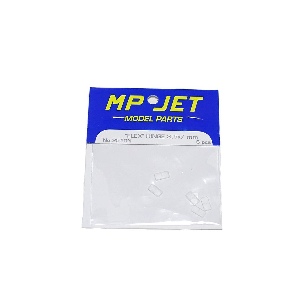 MP JET Hinge 3.5x7mm Transparent (12pcs)