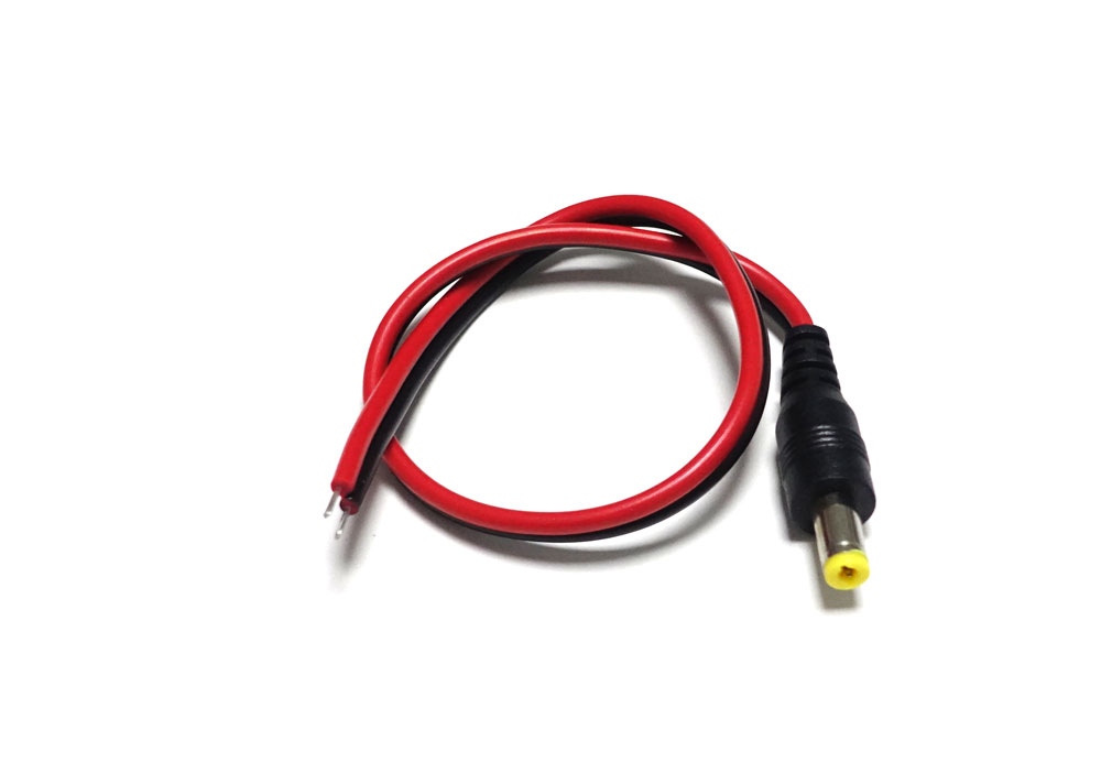Cable with Male DC Connector 5.5mm Inner 1.7mm