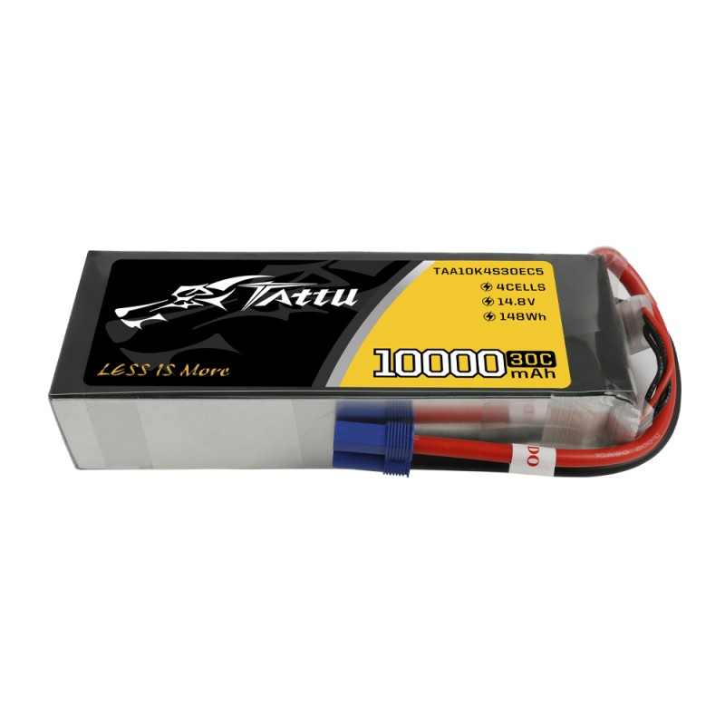 Batería LiPo TATTU 4s 14.8V 10000mAh 30C